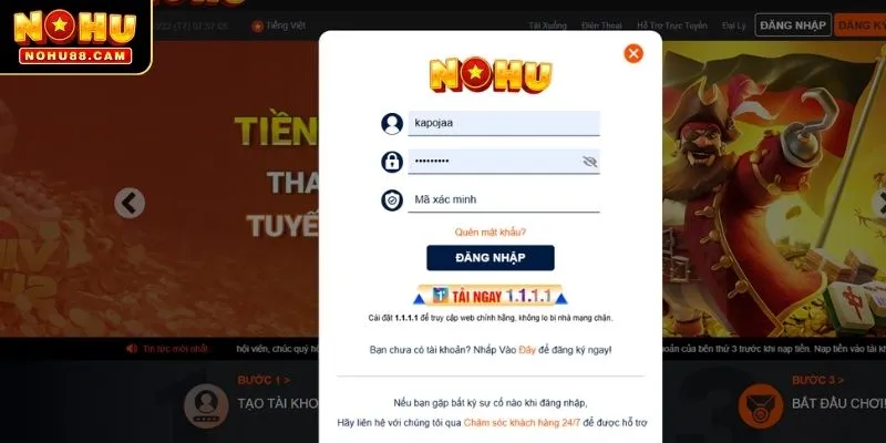 Những thao tác thực hiện cụ thể cho tay cược mới