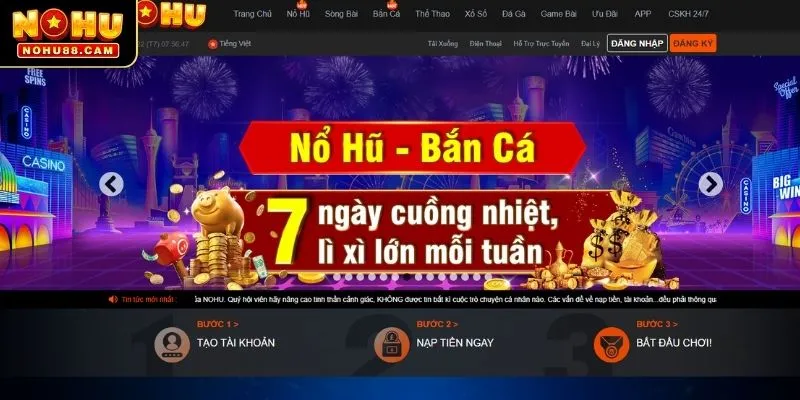 Tìm hiểu về quá trình đăng nhập NOHU cho anh em